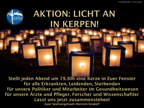 Aktion Licht an - © Michael Rattelmüller /Foto: Pixabay Aktion Licht an