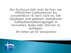 Feier von Gottesdiensten - © Michael Rattelmüller Feier von Gottesdiensten