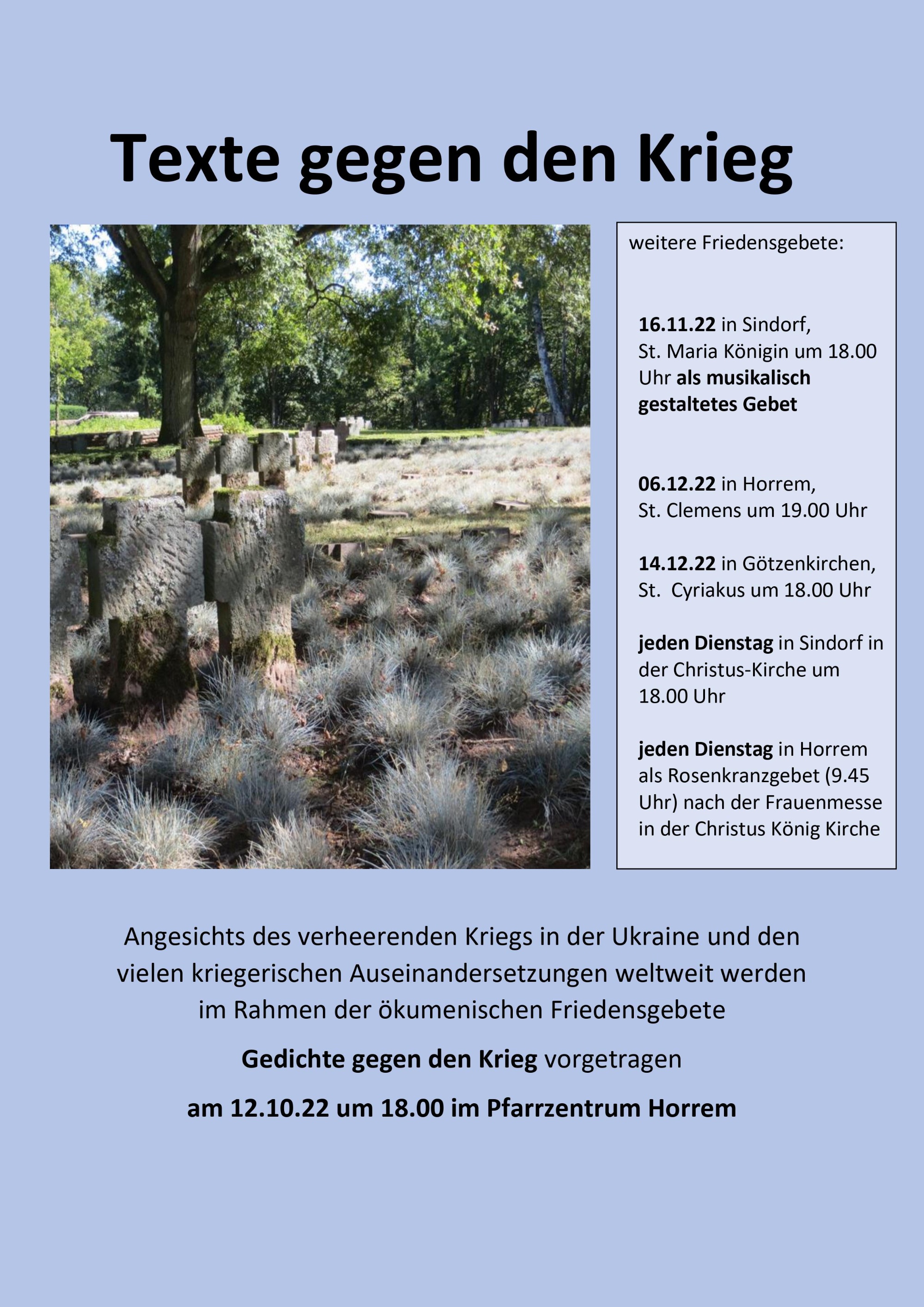 Texte gegen den Krieg